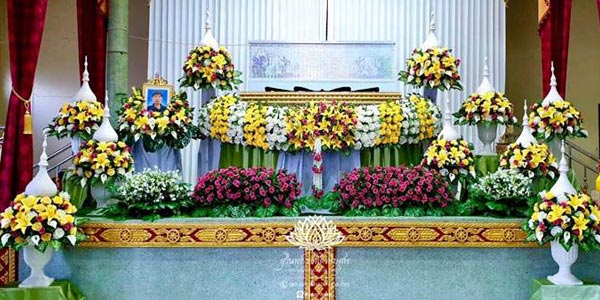ดอกไม้แห้งหน้าหีบ แบบที่ 6