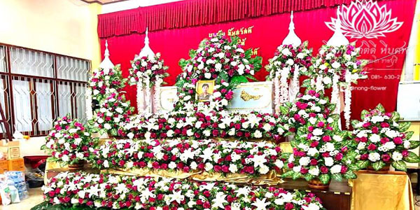 ดอกไม้แห้งหน้าหีบ แบบที่ 18